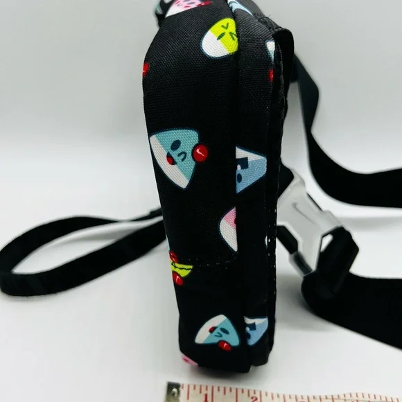 Nike Kids Black Sling Bag with Colorful Emoji Print Like New - Picture 12 of 13
